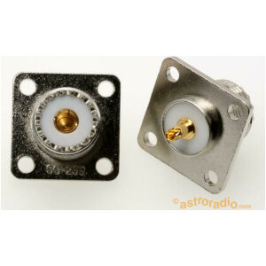 BASE UHF SO-239 4-T hembra