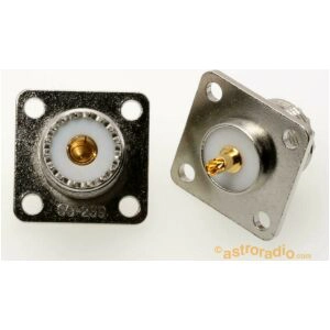 BASE UHF SO-239 4-T hembra
