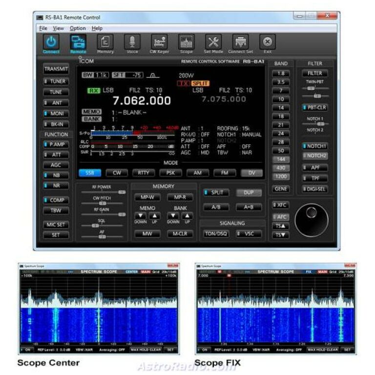 RS-BA1 V2 Programari de control remot