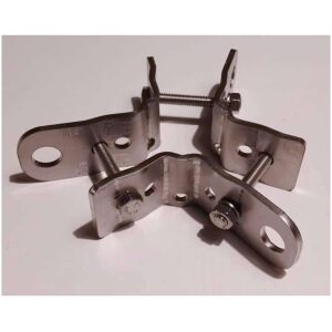 Kit de abrazadera de mástil de acero inoxidable 3 puntos