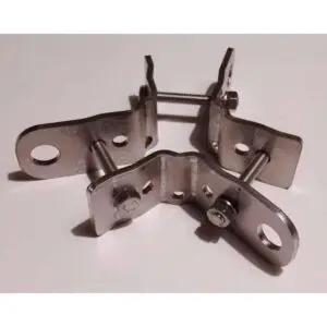 Kit de abrazadera de mástil de acero inoxidable 3 puntos