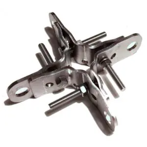 Kit de abrazadera de mástil de acero inoxidable 4 puntos