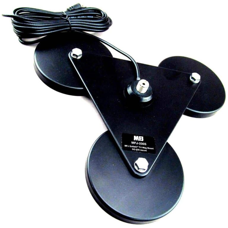 MFJ-336S Base PL Magnètica triple