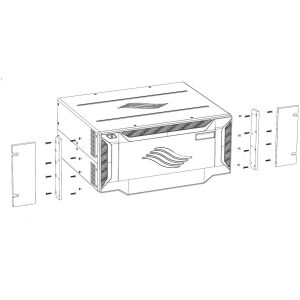 Accesorio para montaje en rack Flexradio 6400/6600