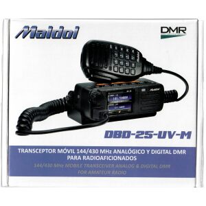 DBD-25-UV-M – V-UHF Analog Digital Dual Band Transceiver with GPS