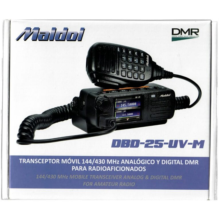 DBD-25-UV-M – V-UHF Analog Digital Dual Band Transceiver with GPS