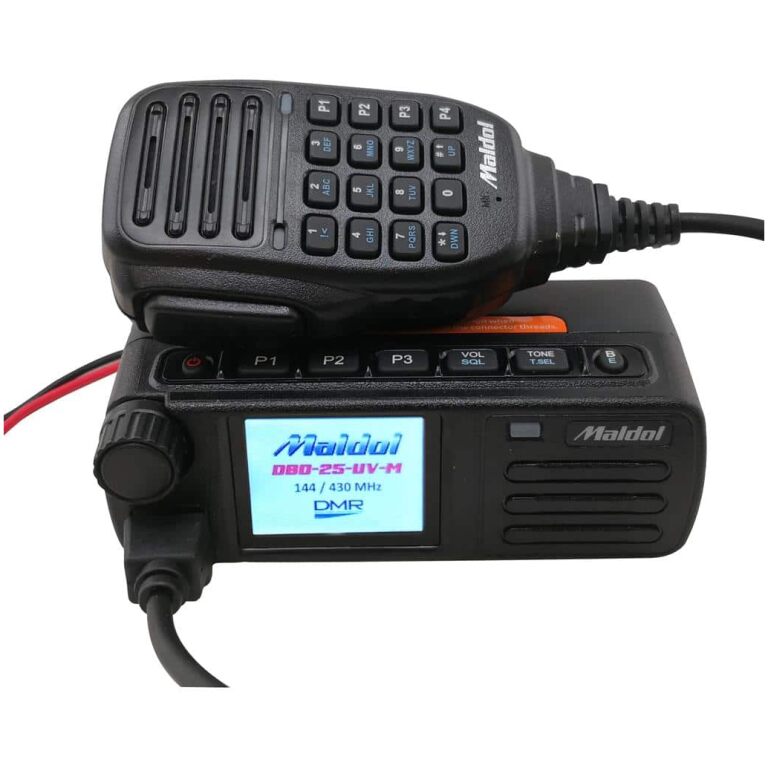 DBD-25-UV-M – V-UHF Analog Digital Dual Band Transceiver with GPS