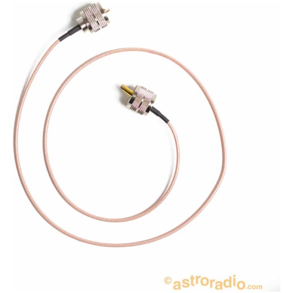 Prolongació coaxial RG-316 80cm PL-259