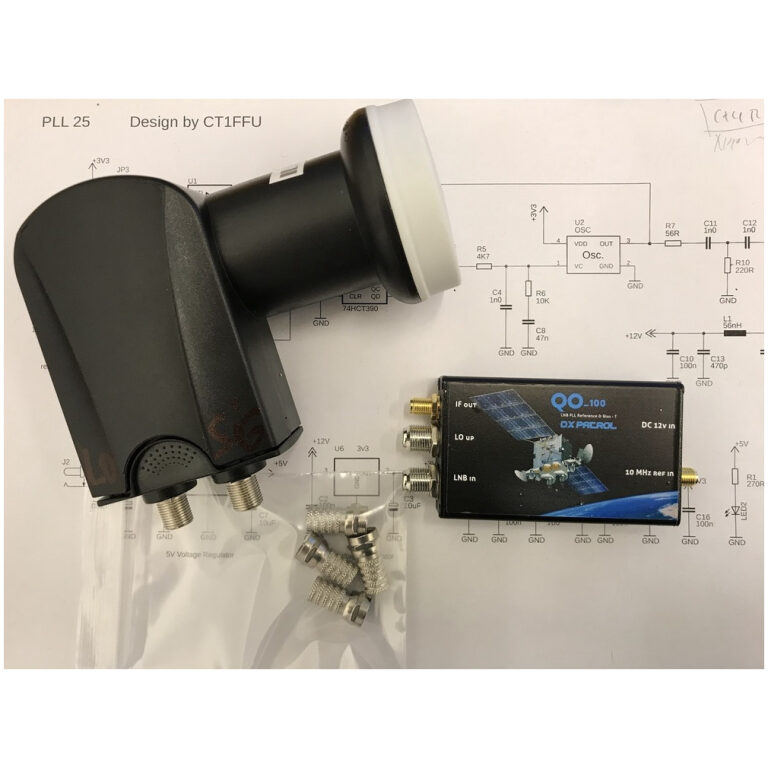 QO-100 LNB + Oscilador de referencia