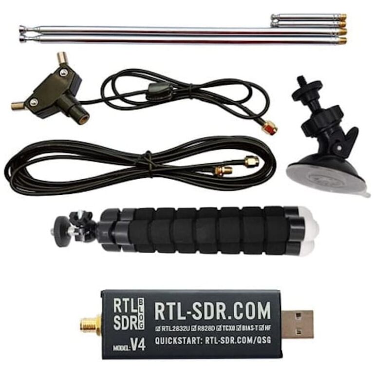 RTL-SDR Blog R860 RTL2832U V4 receptor SDR + antena dipol